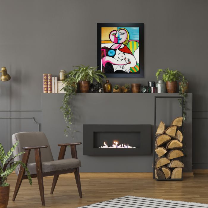 Lopsided Pre-framed - New Age Black Frame 20"X24"