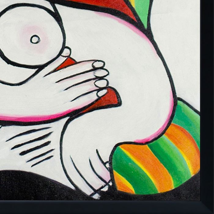 Lopsided Pre-framed - Studio Black Wood Frame 20"X24"