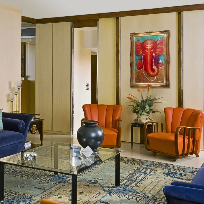 Ganesha Reproduction Pre-Framed - Victorian Gold Frame 24"X36"