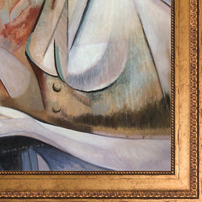 Self Portrait Pre-Framed - Versailles Gold King Frame 24" X 36"