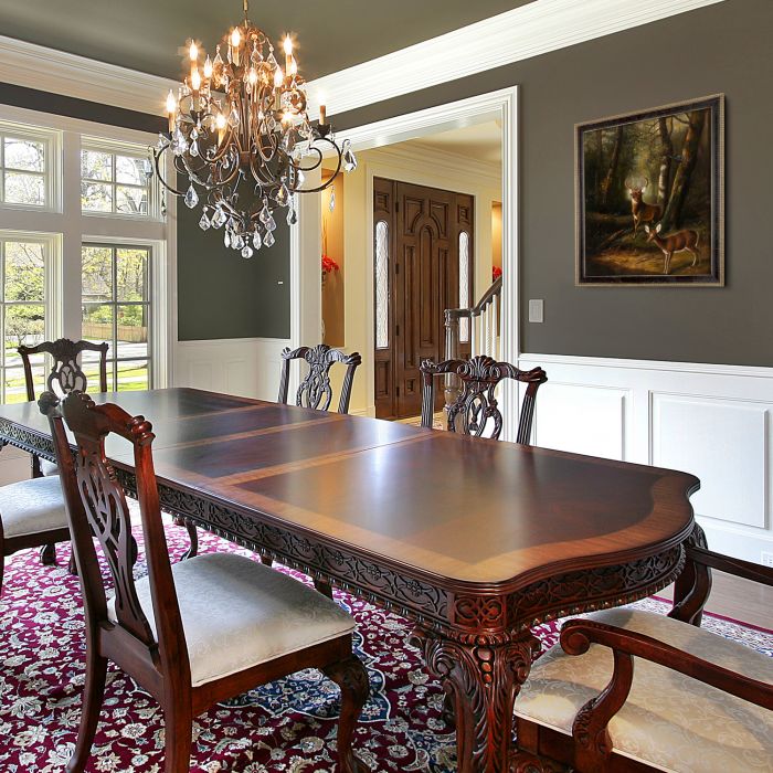 The Forest - Adirondacks Pre-Framed - Hermitage Cabernet Scooped Frame 20X24