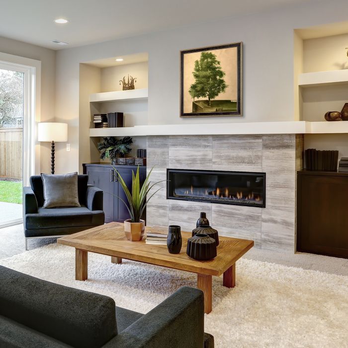 Linden Tree on a Bastion Pre-Framed - Hermitage Cabernet Scooped Frame 20X24