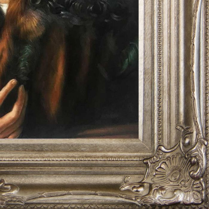 Self-Portrait at the Age of Twenty Eight Pre-Framed - Renaissance Champagne Frame 20"X24"