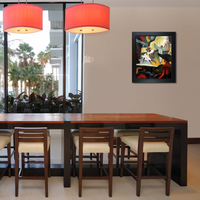 Russian Ballet Pre-Framed - New Age Black Frame 20"X24"