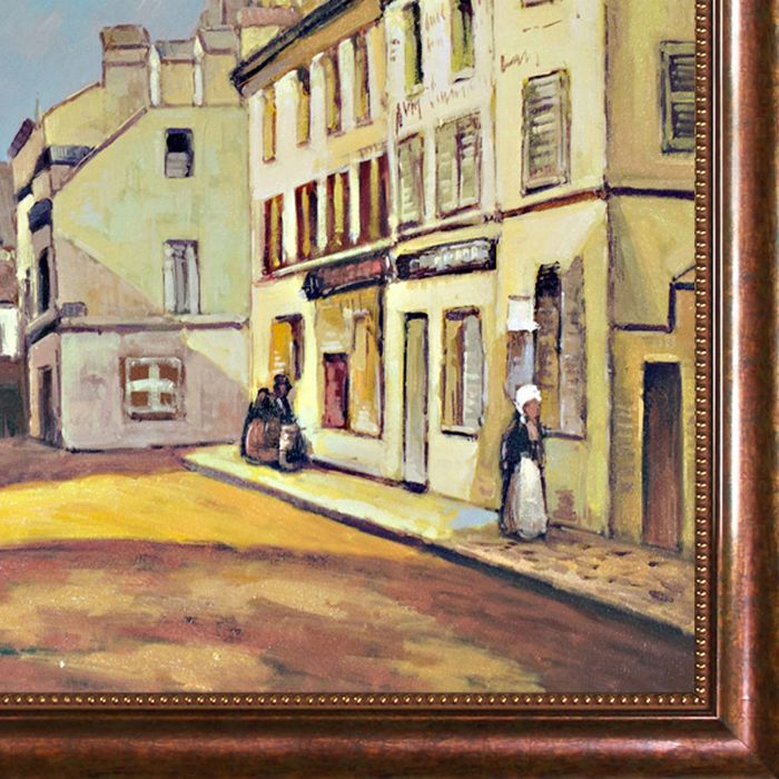 Square in Argenteuil Pre-Framed - Verona Cafe Frame 24"X36"