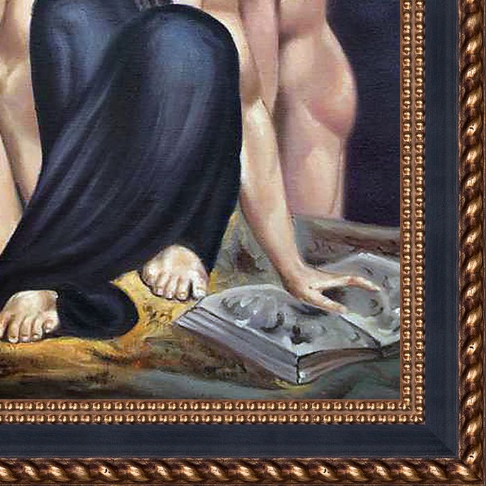 The Night of Enitharmon's Joy, 1795 Pre-Framed - Verona Black and Gold Braid 20" X 24"