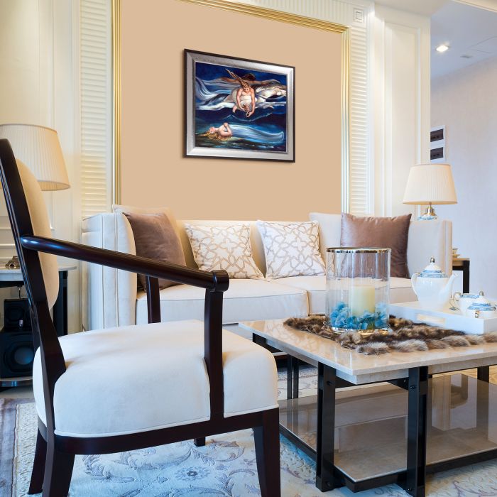 Pity, 1795 Pre-Framed - Magnesium Silver Frame 20" X 24"