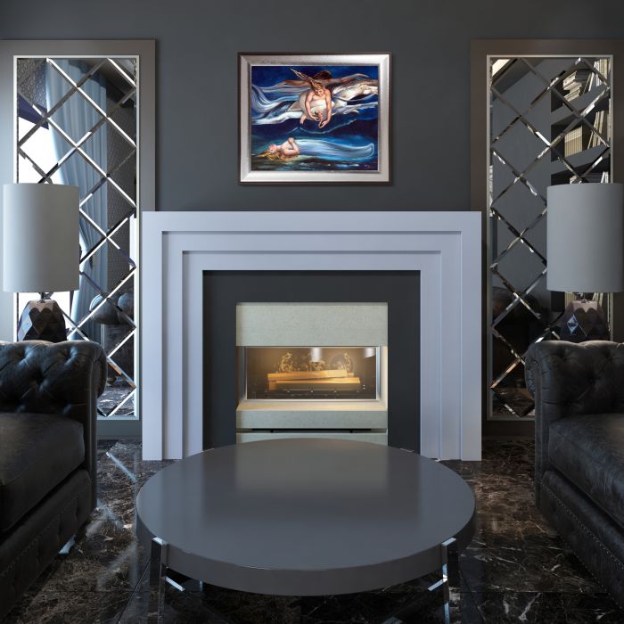 Pity, 1795 Pre-Framed - Magnesium Silver Frame 20" X 24"