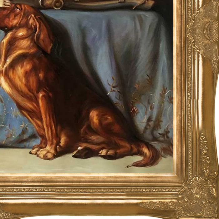 Requiescat Pre-Framed - Victorian Gold Frame 24"X36"