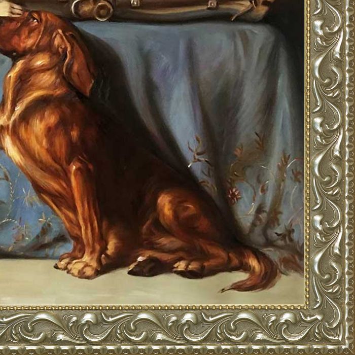 Requiescat Pre-Framed - Rococo Silver 24"X36"