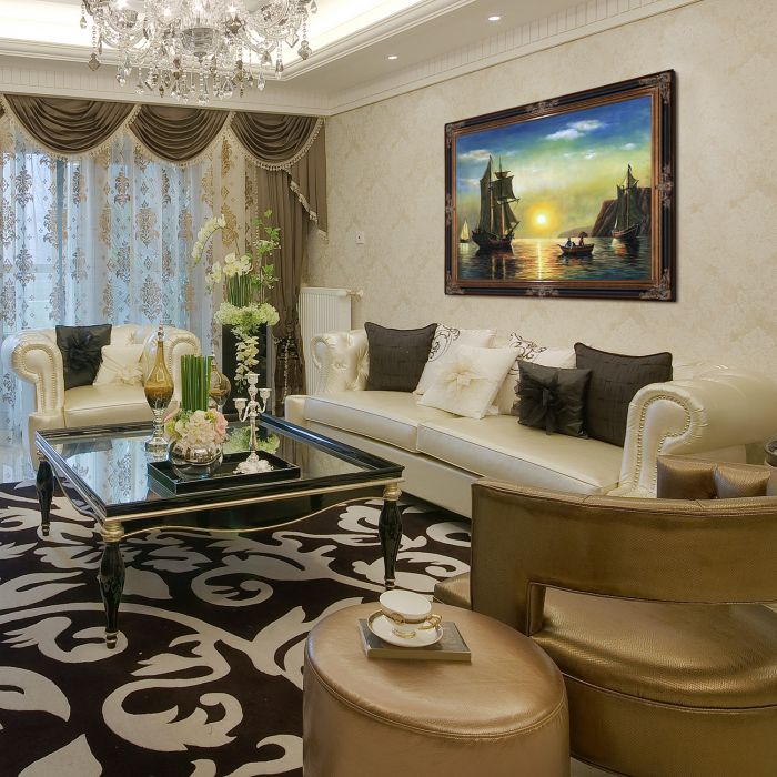 A Sunset Calm in the Bay of Fundy Pre-Framed - Excalibur Frame 30"X40"