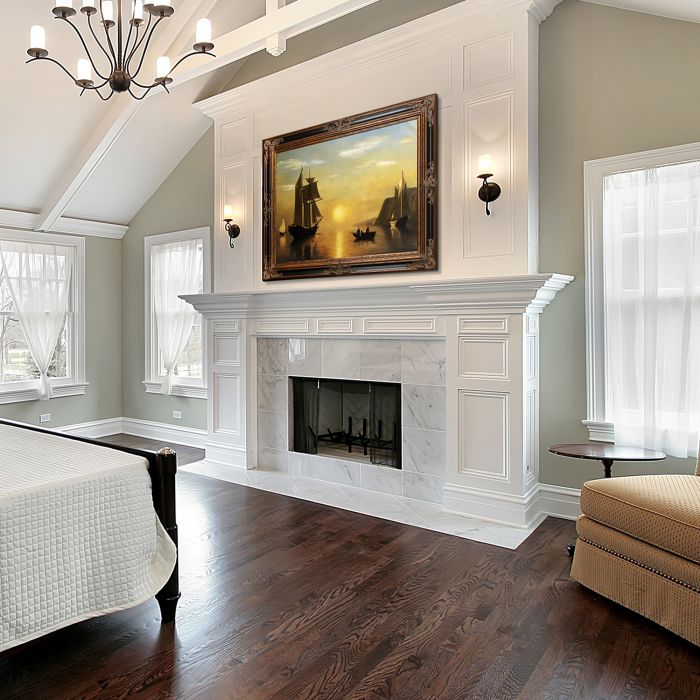 A Sunset Calm in the Bay of Fundy Pre-Framed - Excalibur Frame 30"X40"