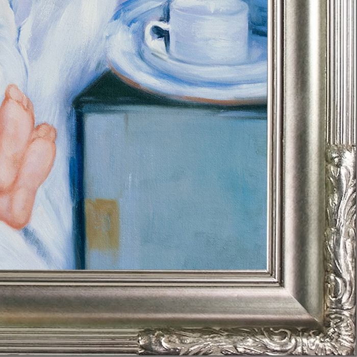 Breakfast in Bed Pre-Framed - Florentine Dark Champagne Frame 20"X24"