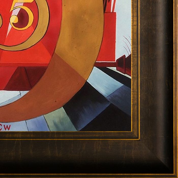 I Saw the Figure 5 in Gold Pre-Framed - Veine D'Or Bronze Scoop Frame 20"X24"