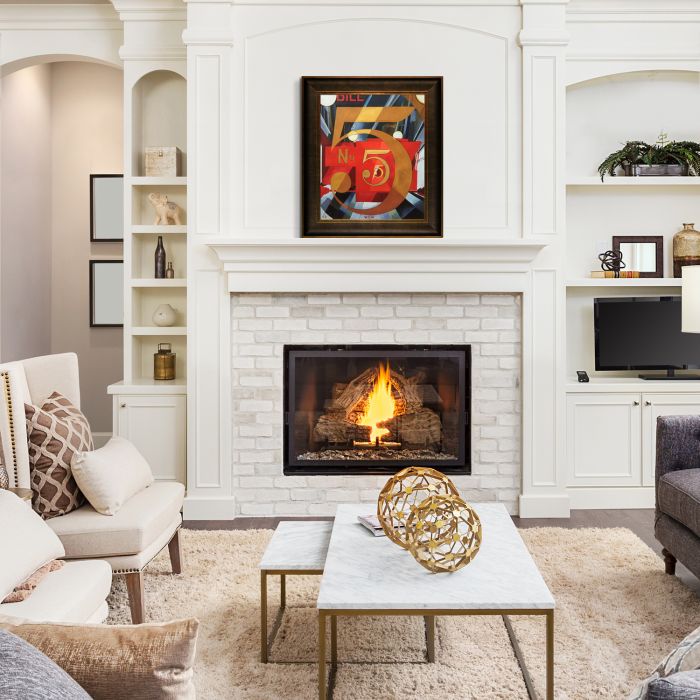 I Saw the Figure 5 in Gold Pre-Framed - Veine D'Or Bronze Scoop Frame 20"X24"