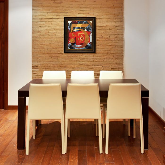 I Saw the Figure 5 in Gold Pre-Framed - Veine D'Or Bronze Scoop Frame 20"X24"