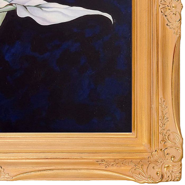 Calla Lilies (Bert Savoy) Pre-framed - Imperial Gold Frame 20" X 24"