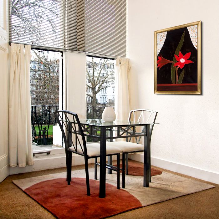 Cottage Window Pre-Framed - Gold Luminoso Frame 24" x 36"