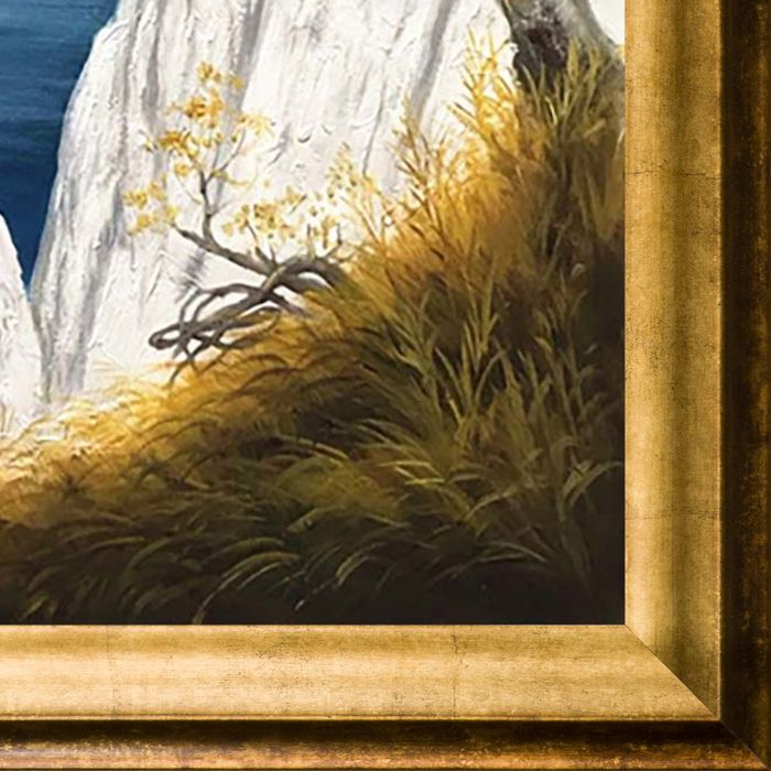 Chalk Cliffs at Rugen - Athenian Gold Frame 20"X24"