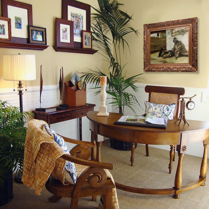 The Sentry Pre-Framed - Burgeon Gold Frame 20"X24"