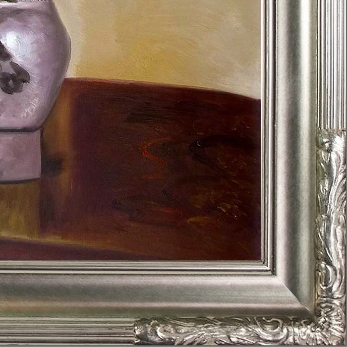 Bouquet of Pink Peonies Pre-Framed - Florentine Dark Champagne Frame 20"X24"