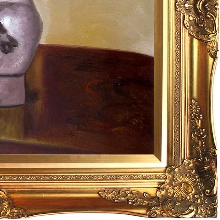 Bouquet of Pink Peonies Pre-Framed - Victorian Gold Frame 20"X24"