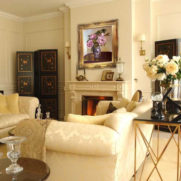 Bouquet of Pink Peonies Pre-Framed - Victorian Gold Frame 20"X24"