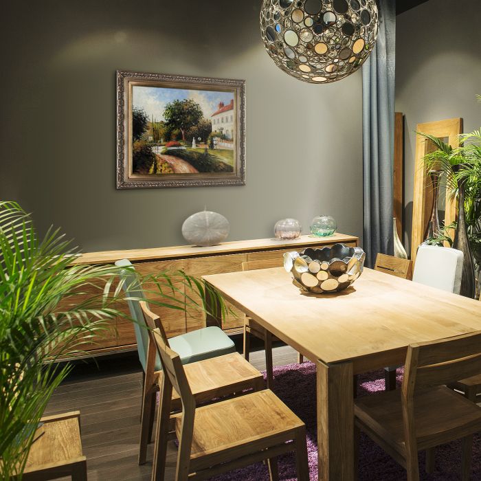 The Garden of Les Mathurins at Pontoise Pre-Framed - Baroque Antique Gold Frame 20"X24"