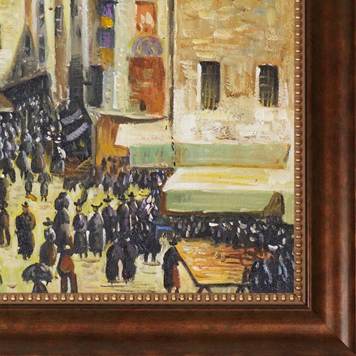 The Old Market at Rouen and the Rue de l'Epicerie Pre-Framed - Verona Cafe Frame 20"X24"