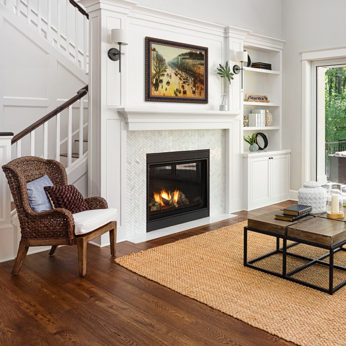 Boulevard Montmartre on a Winter Morning Pre-Framed - Verona Black and Gold Braid 20" X 24"