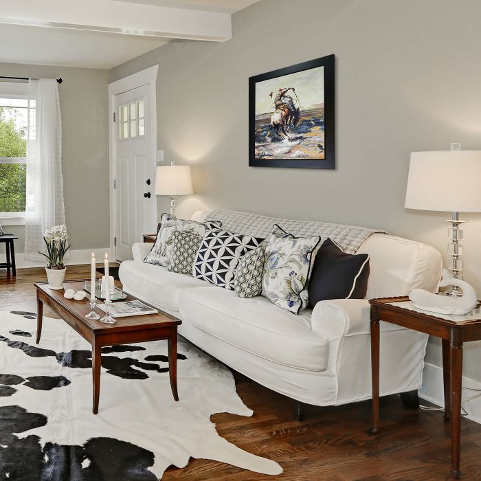 A Slick Rider Pre-Framed - New Age Black Frame 20"X24"