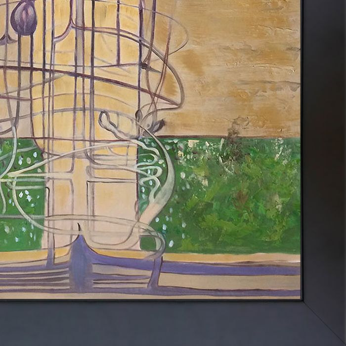 Design for a Wall Decoration Pre-Framed - New Age Black Frame 24"X36"