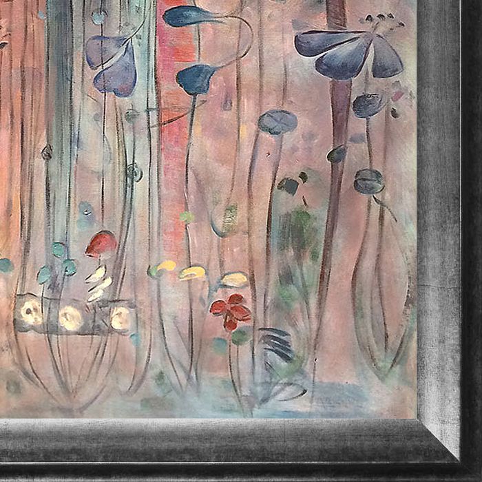 Untitled Pre-Framed - Athenian Distressed Silver Frame 24"X36"