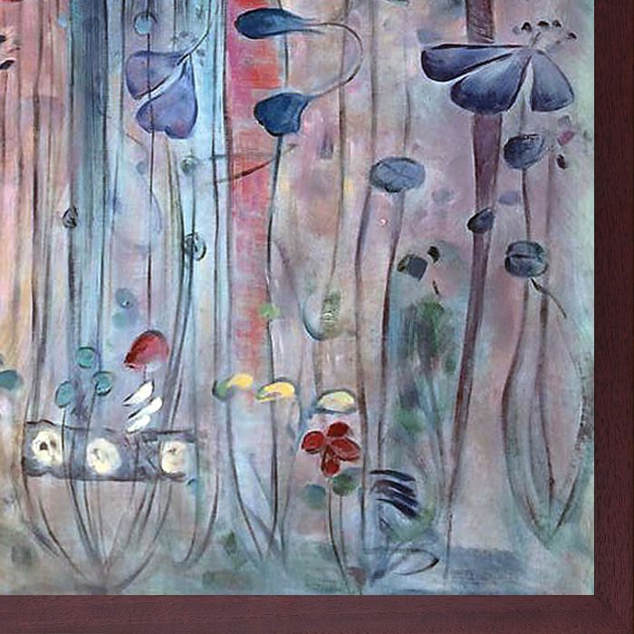 Untitled Pre-Framed - Open Grain Mahogany 24" X 36"