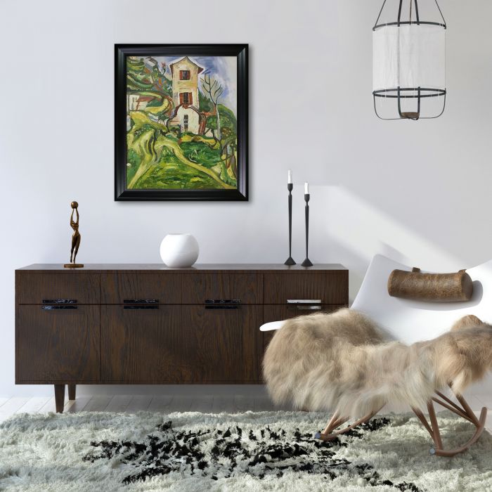 The White House Pre-framed - Black Matte Frame 20"X24"