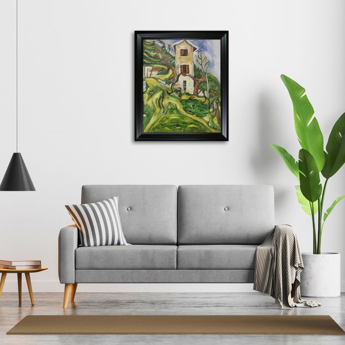 The White House Pre-framed - Black Matte Frame 20"X24"