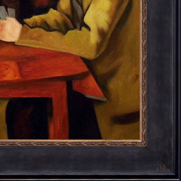 Card Players Pre-Framed - Sambrosa Distressed Espresso 20