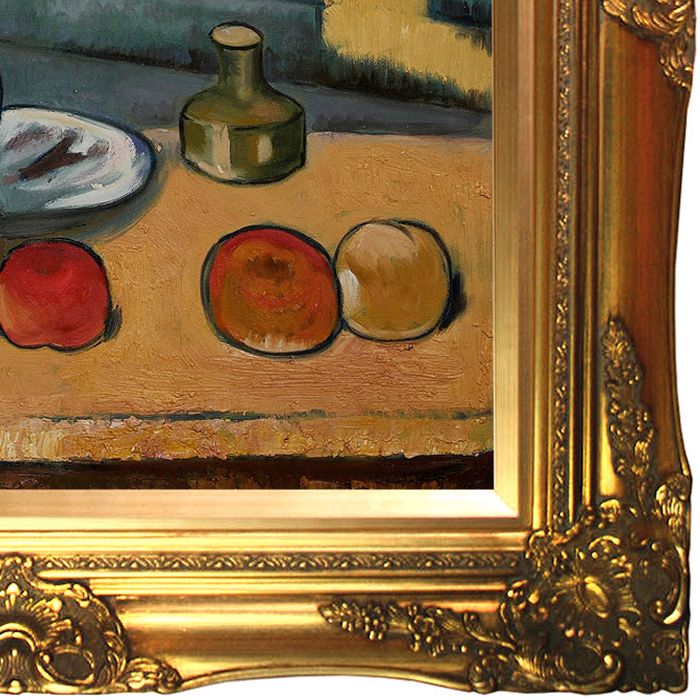 La Vase Bleu Pre-Framed - Victorian Gold Frame 20"X24"