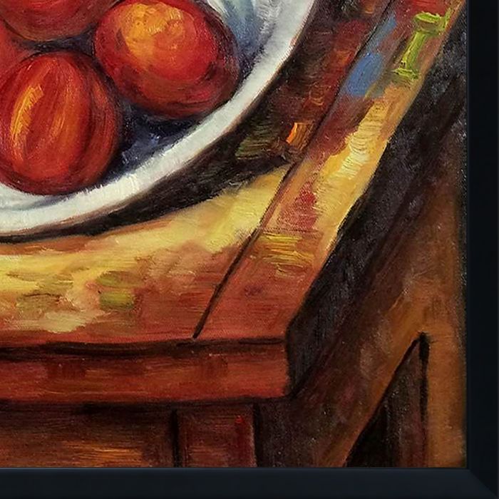 Bricoo, Bicchiere e Piato Pre-framed - Studio Black Wood Frame 20"X24"