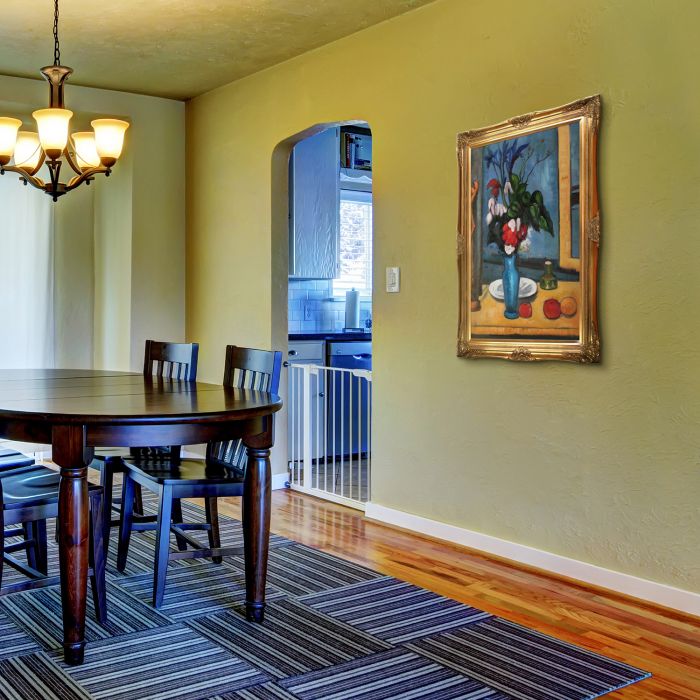 Le Vase Bleu Pre-Framed - Victorian Gold Frame 24"X36"