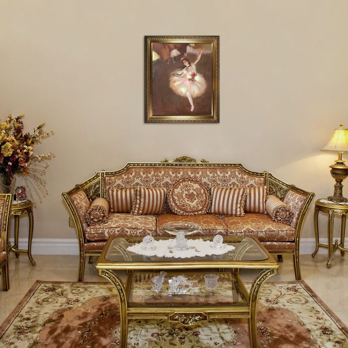 Star Dancer (On Stage) Pre-Framed - Elegant Gold Frame 20"X24"