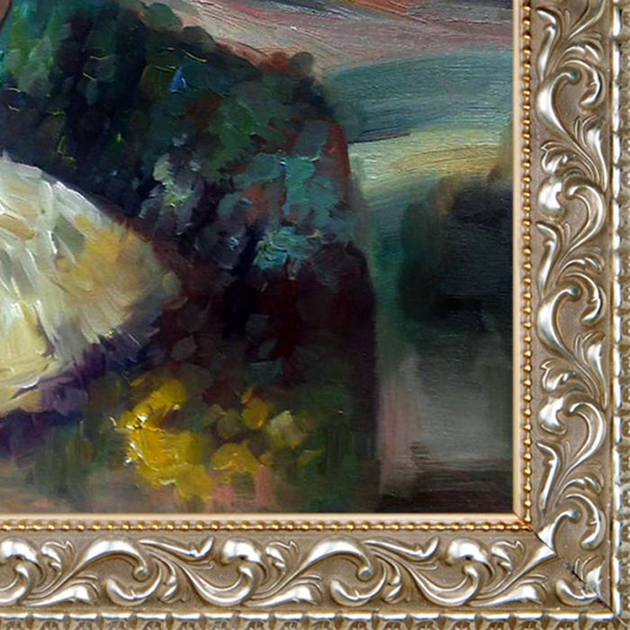 Four Dancers, 1900 Pre-Framed - Rococo Silver 20"X24"