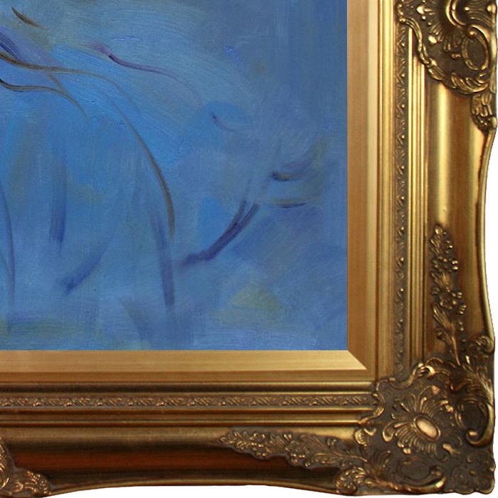 Seated Dancer in Profile Pre-Framed - Victorian Gold Frame 20"X24"