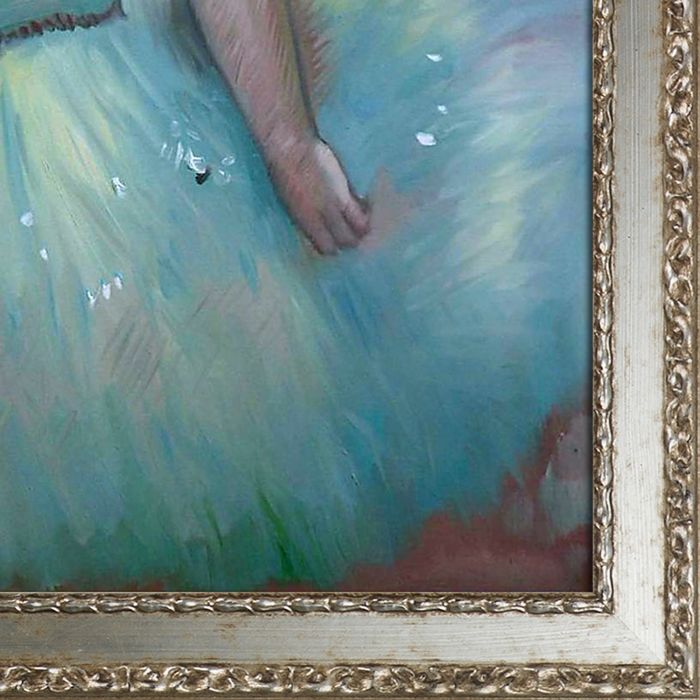 The Entrance of the Masked Dancers (detail) Pre-Framed - Versailles Silver Salon Frame 20" X 24"