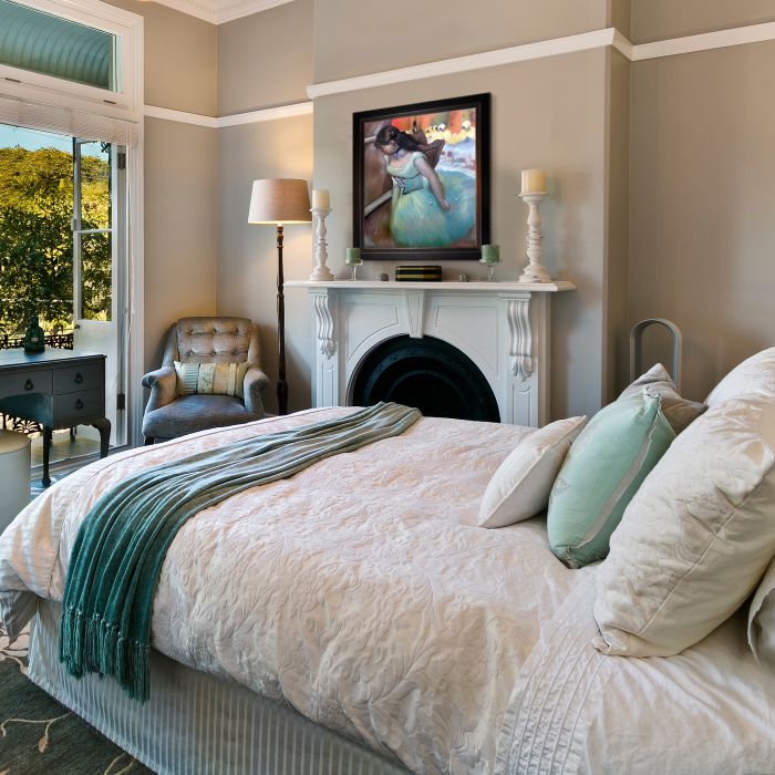 The Entrance of the Masked Dancers (detail) Pre-Framed - Veine D'Or Bronze Angled Frame 20"X24"