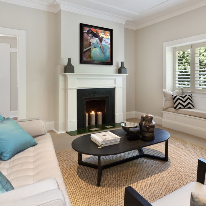 The Entrance of the Masked Dancers (detail) Pre-Framed - Veine D'Or Bronze Angled Frame 20"X24"