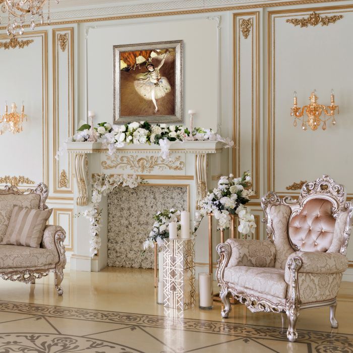 Star Dancer (On Stage) (Luxury Line) Pre-Framed - Versailles Silver King Frame 20" X 24"