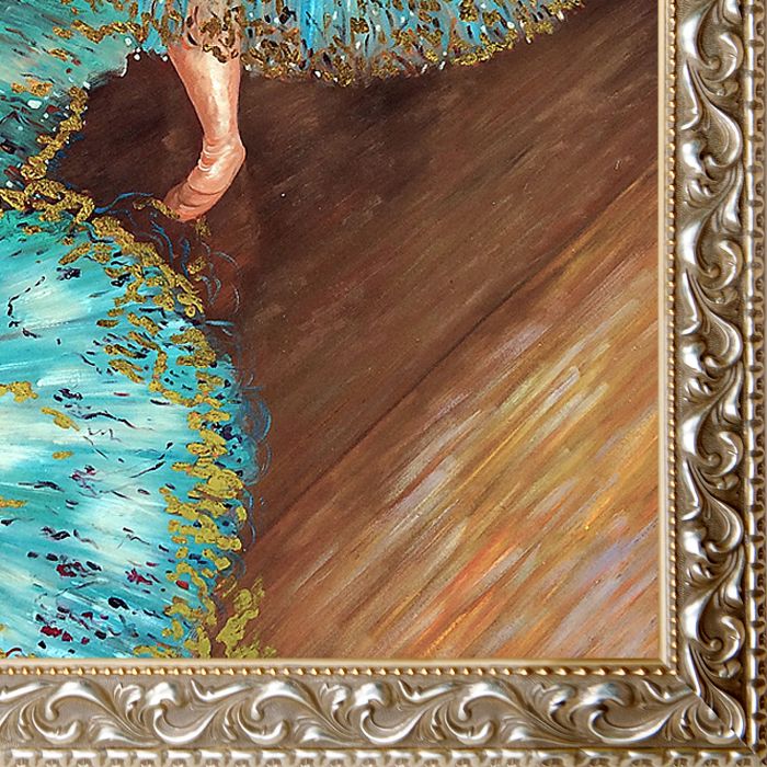 The Green Dancer, 1879 (Luxury Line) Pre-Framed - Rococo Silver 24"X36"