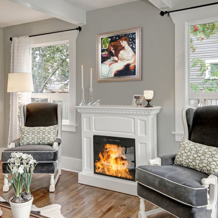 Lady Lilith Pre-Framed - Elegant Champagne Frame 20"X24"