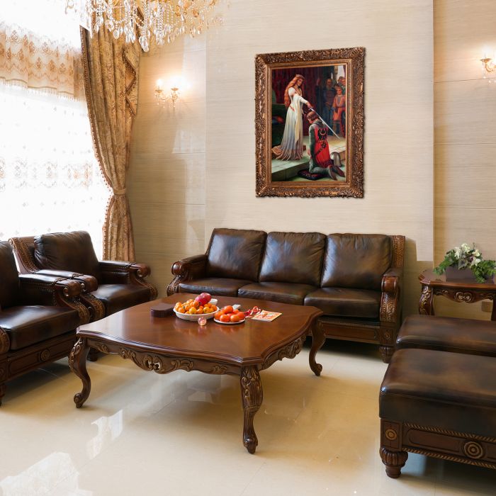 The Accolade, 1901 Pre-Framed - Burgeon Gold Frame 24"X36"